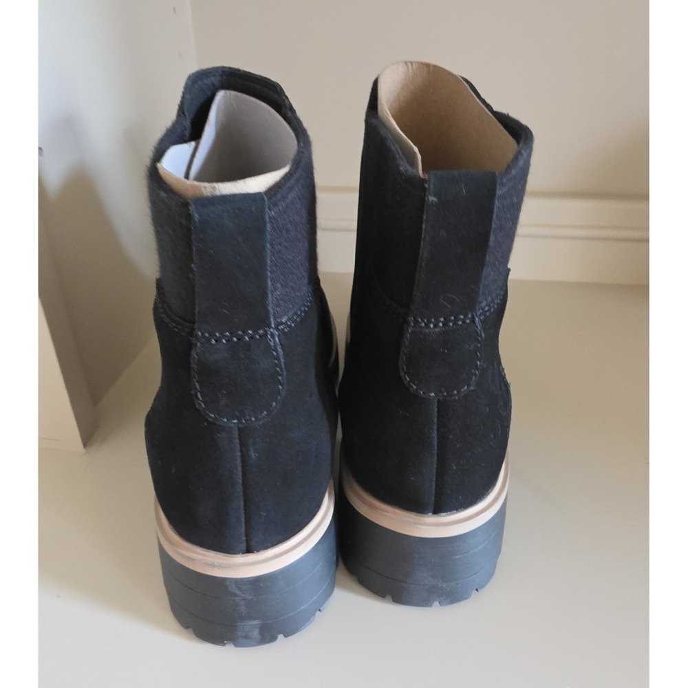 Eddie Bauer Womens Bellingham Chelsea Waterproof Boot in‎ Black Suede Size 10 - Picture 7 of 12